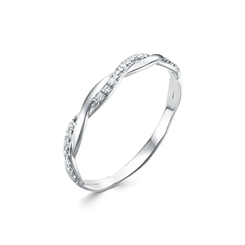 Кольцо декоративное из серебра