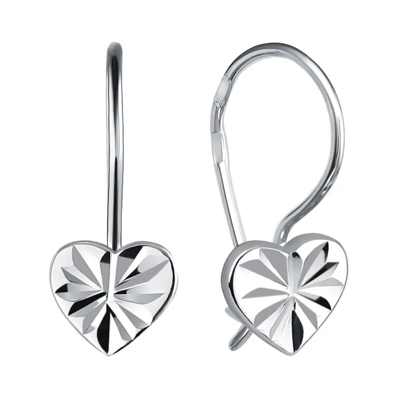 Серьги детские из серебра