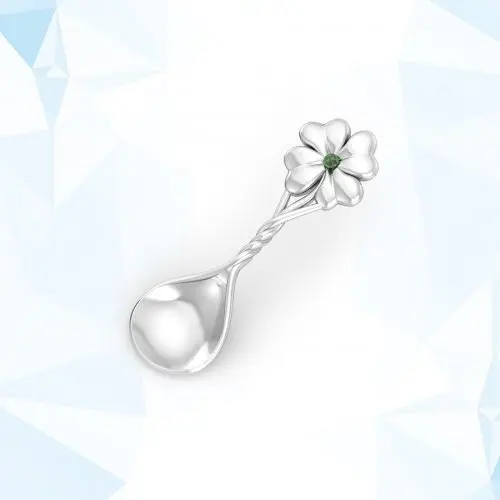 Ложка-загребушка "Клевер на удачу" СЧАСТЬЕ-Л-007