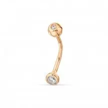 Пирсинг из красного золота