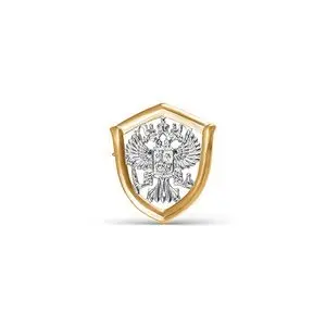 Значкок из комбинированного золота