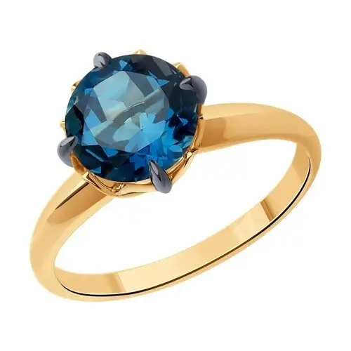 Кольцо декоративное из красного золота