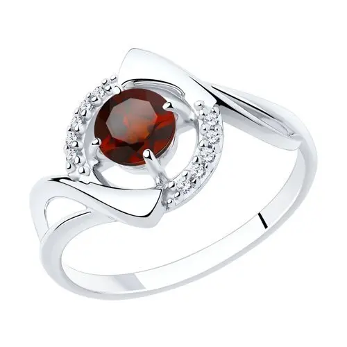 Кольцо декоративное из серебра