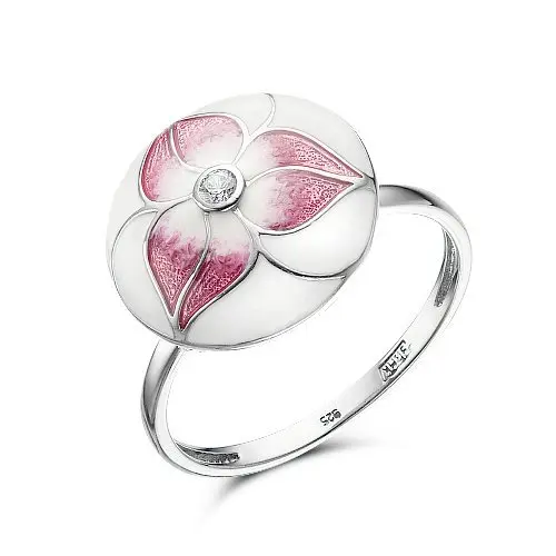 Кольцо декоративное из серебра