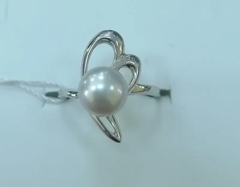 Кольцо декоративное из серебра
