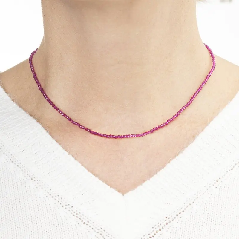 Цепь колье из серебра