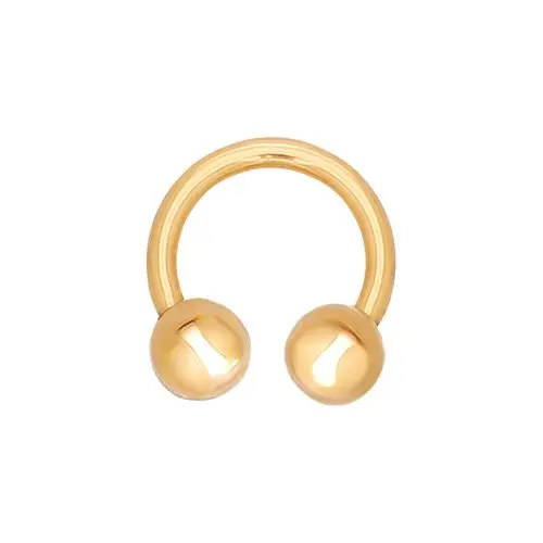 Пирсинг из красного золота