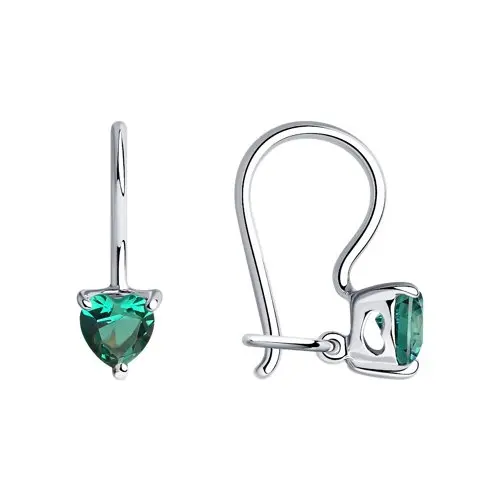 Серьги детские из серебра