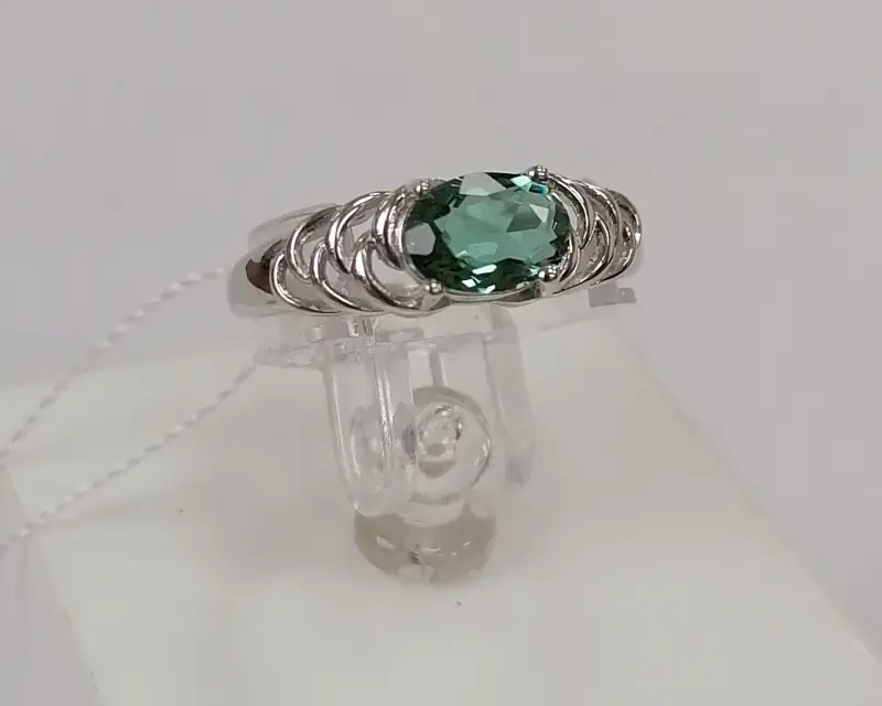Кольцо декоративное из серебра