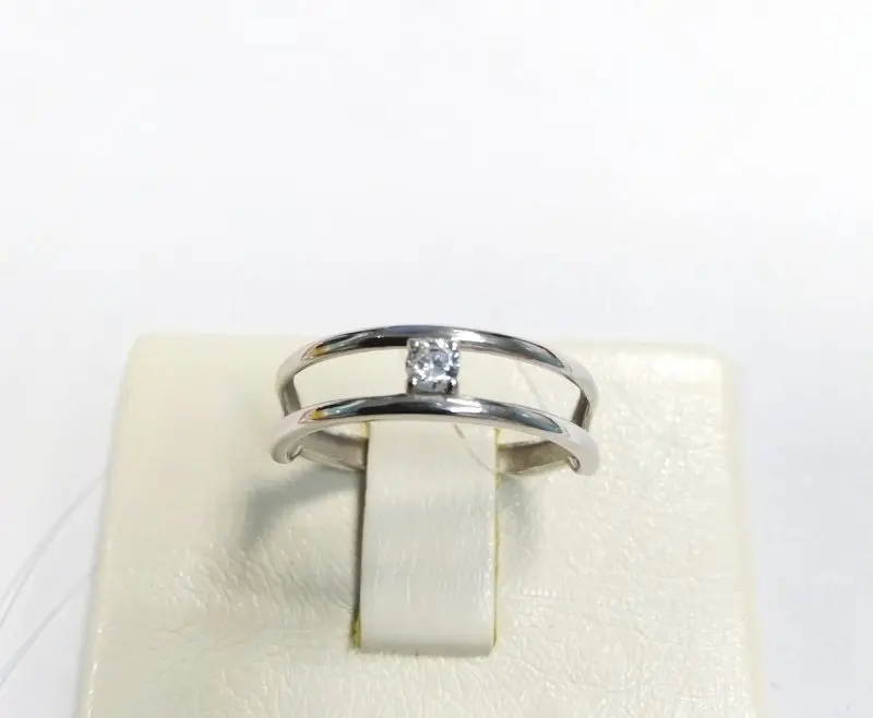 Кольцо декоративное из серебра