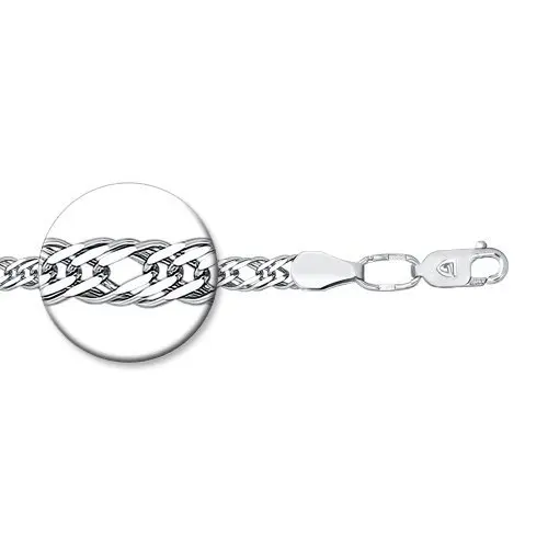 Браслет цепочный из серебра