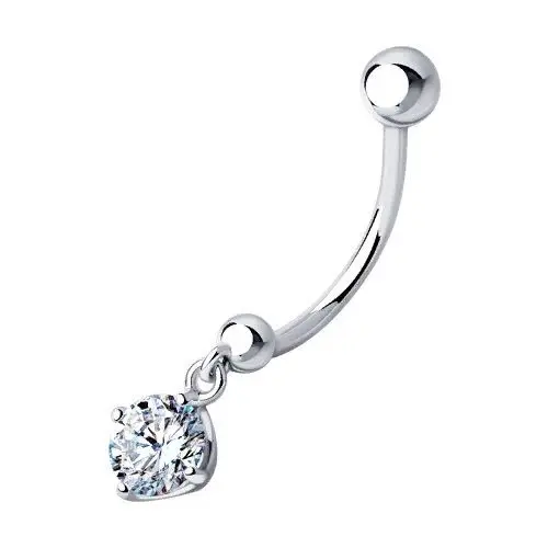 Пирсинг из серебра вид 1