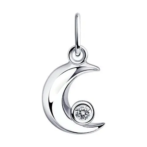 Подвеска декоративная из серебра