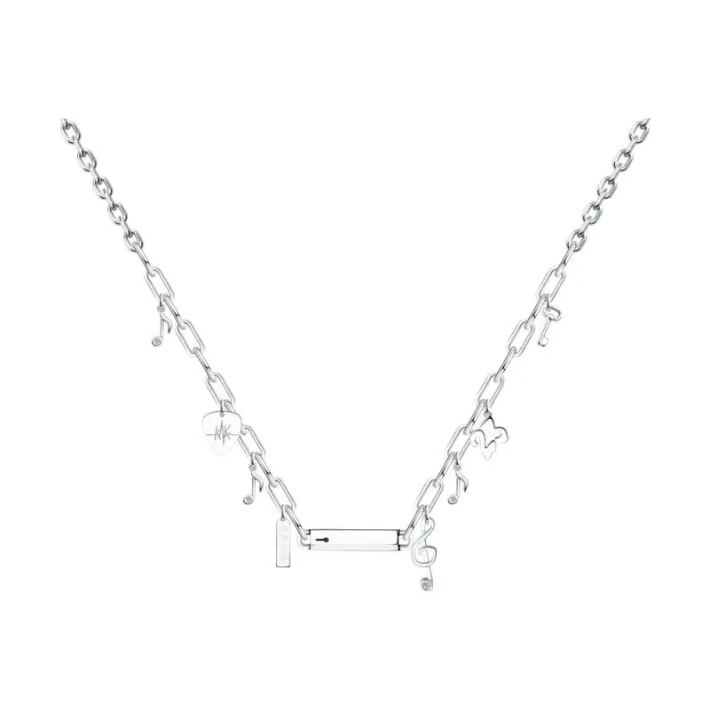 Цепь колье из серебра