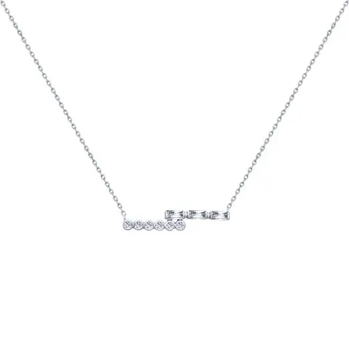 Цепь колье из серебра