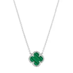 Цепь колье из серебра вид 1