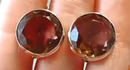 Серьги с английским замком из серебра