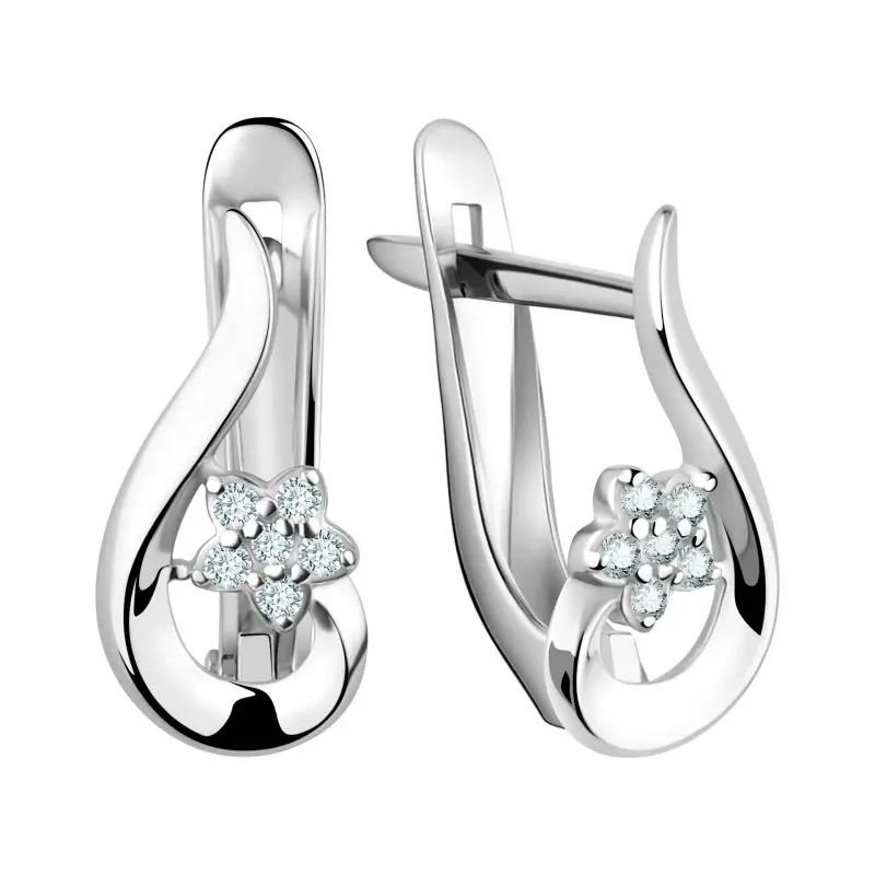 Серьги детские из серебра