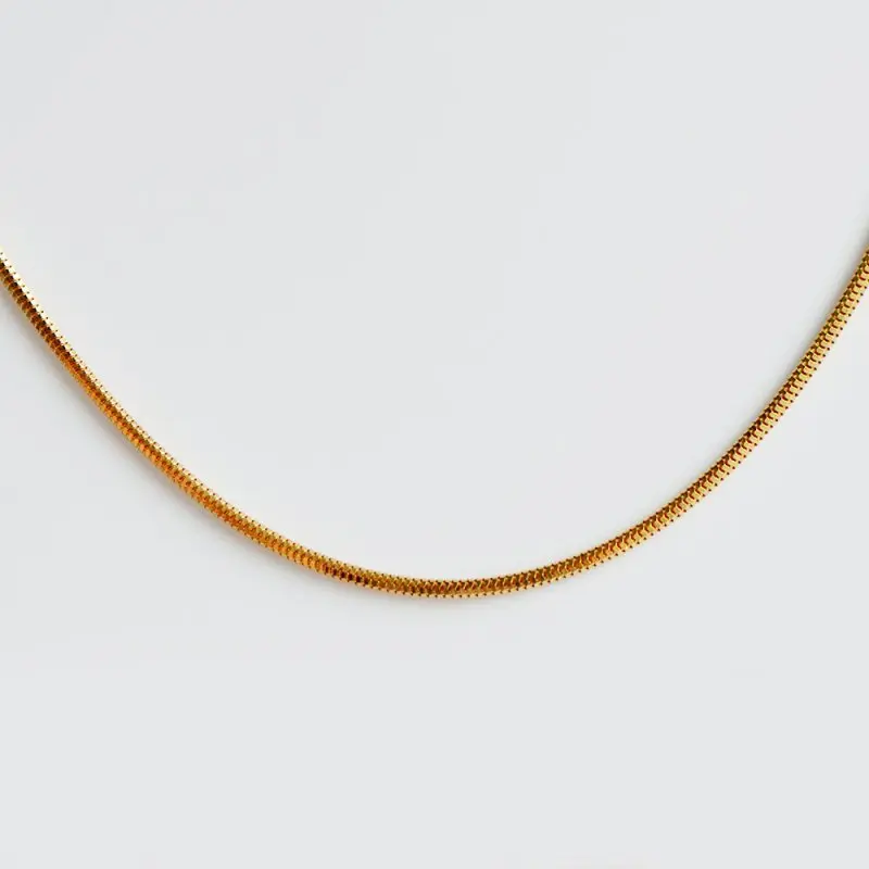 Цепь из желтого золота без вставок