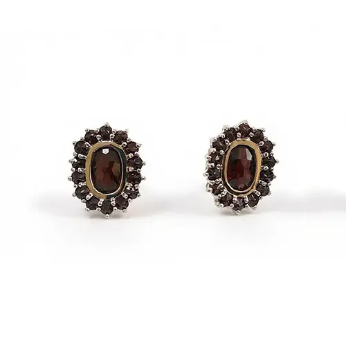 Серьги с английским замком из серебра