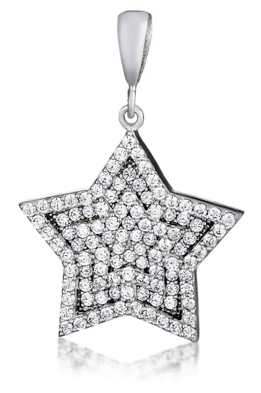 Подвеска декоративная из серебра