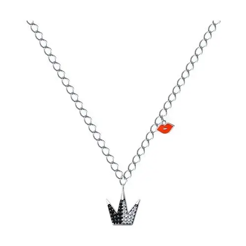 Цепь колье из серебра