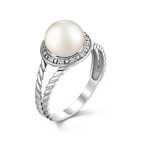 Кольцо декоративное из серебра