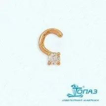 Пирсинг из красного золота