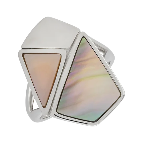 Кольцо декоративное из серебра