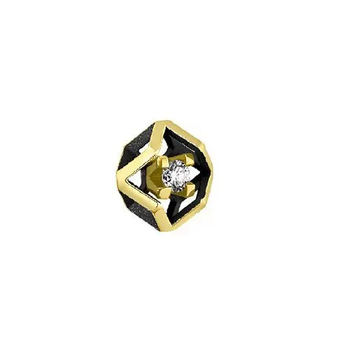 Подвеска шарм из желтого золота