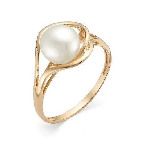 Кольцо декоративное из красного золота