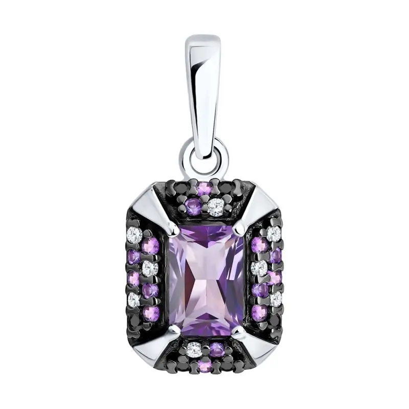 Подвеска декоративная из серебра