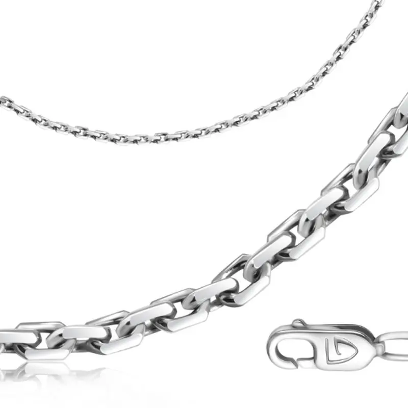 Цепь из белого золота