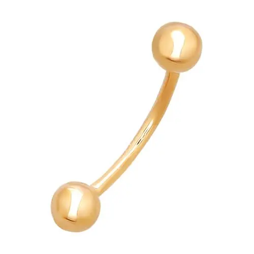 Пирсинг из красного золота