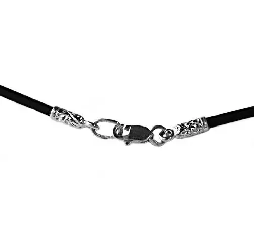 Цепь шнурок из серебра