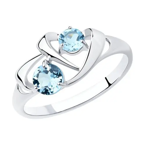 Кольцо декоративное из серебра