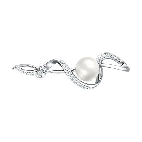 Брошь из серебра