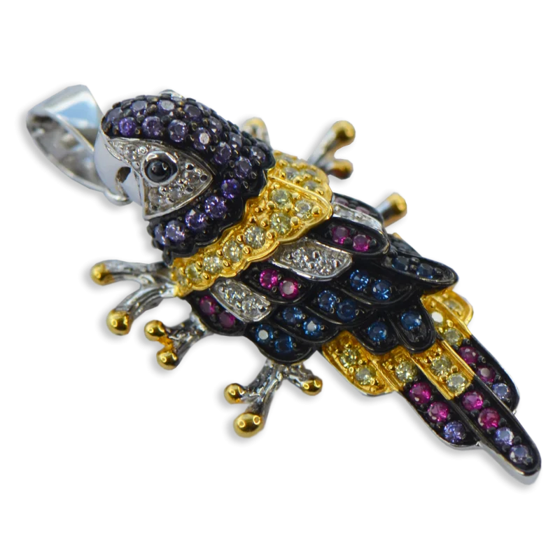 Цепь колье из серебра