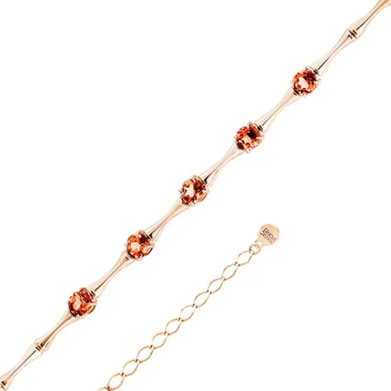 Браслет декоративный из красного золота