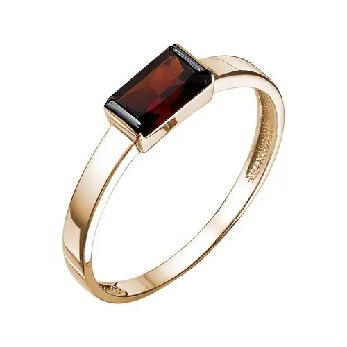 Кольцо декоративное из красного золота вид 1