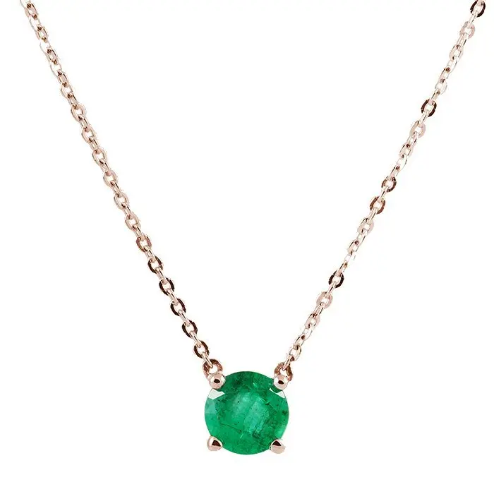 Цепь колье из красного золота