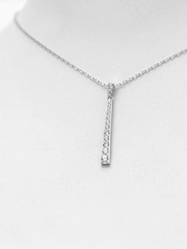 Цепь колье из серебра