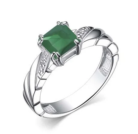 Кольцо декоративное из серебра