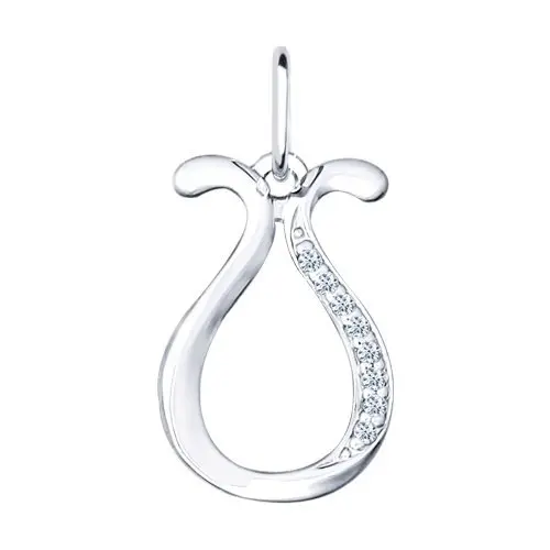 Подвеска знак зодиака из серебра