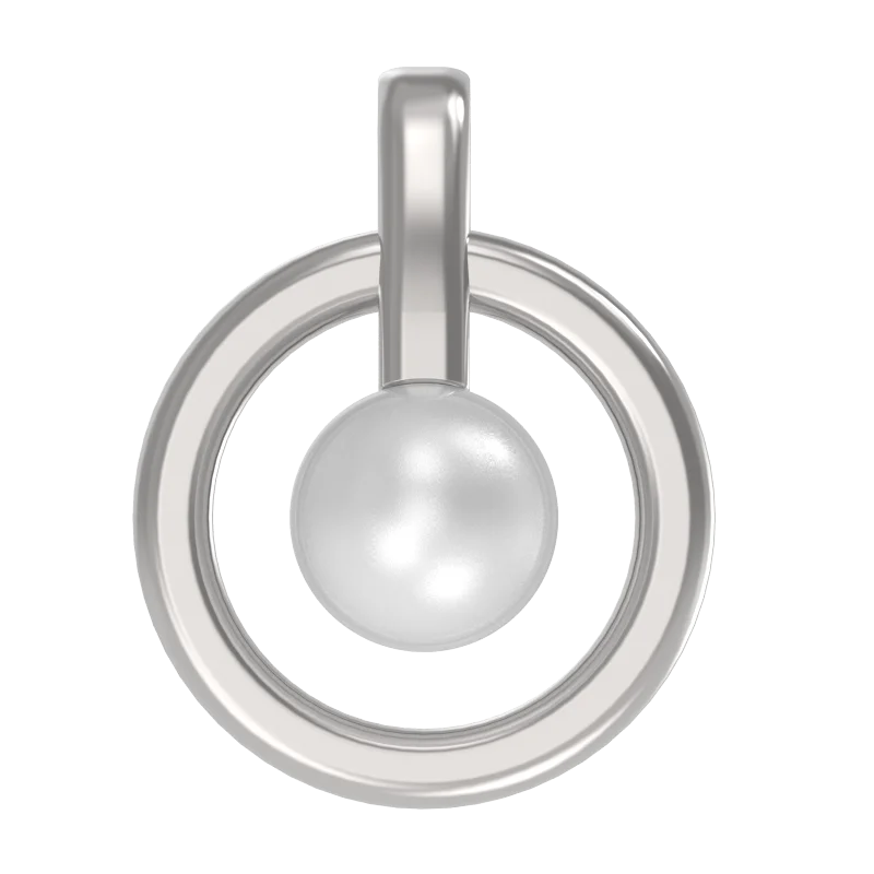 Подвеска бегунок из серебра