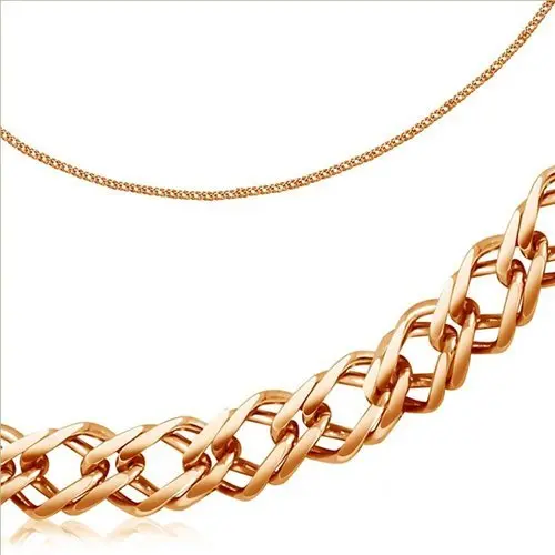 Цепь из красного золота