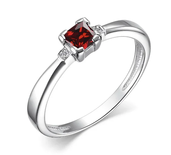 Кольцо декоративное из серебра