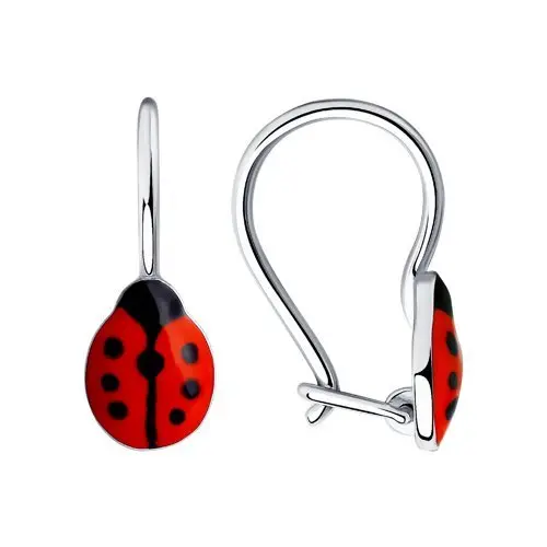 Серьги детские из серебра