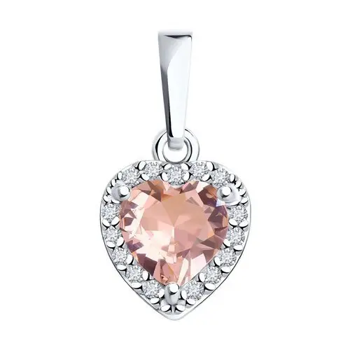 Подвеска декоративная из серебра