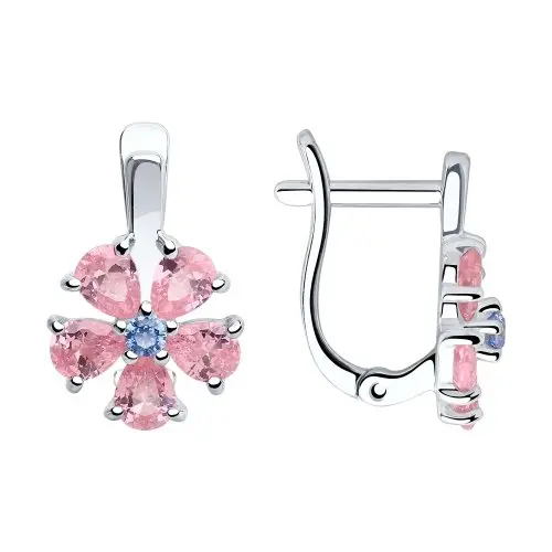 Серьги детские из серебра